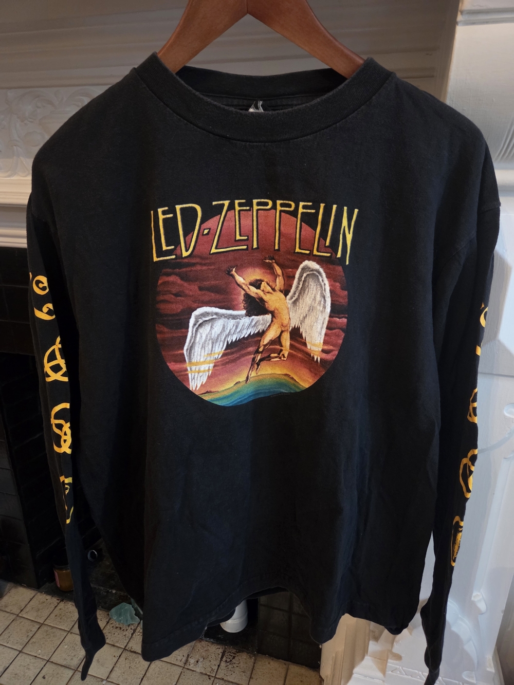 Vtg 2003 Led Zeppelin shirt Zoso - Large Men's